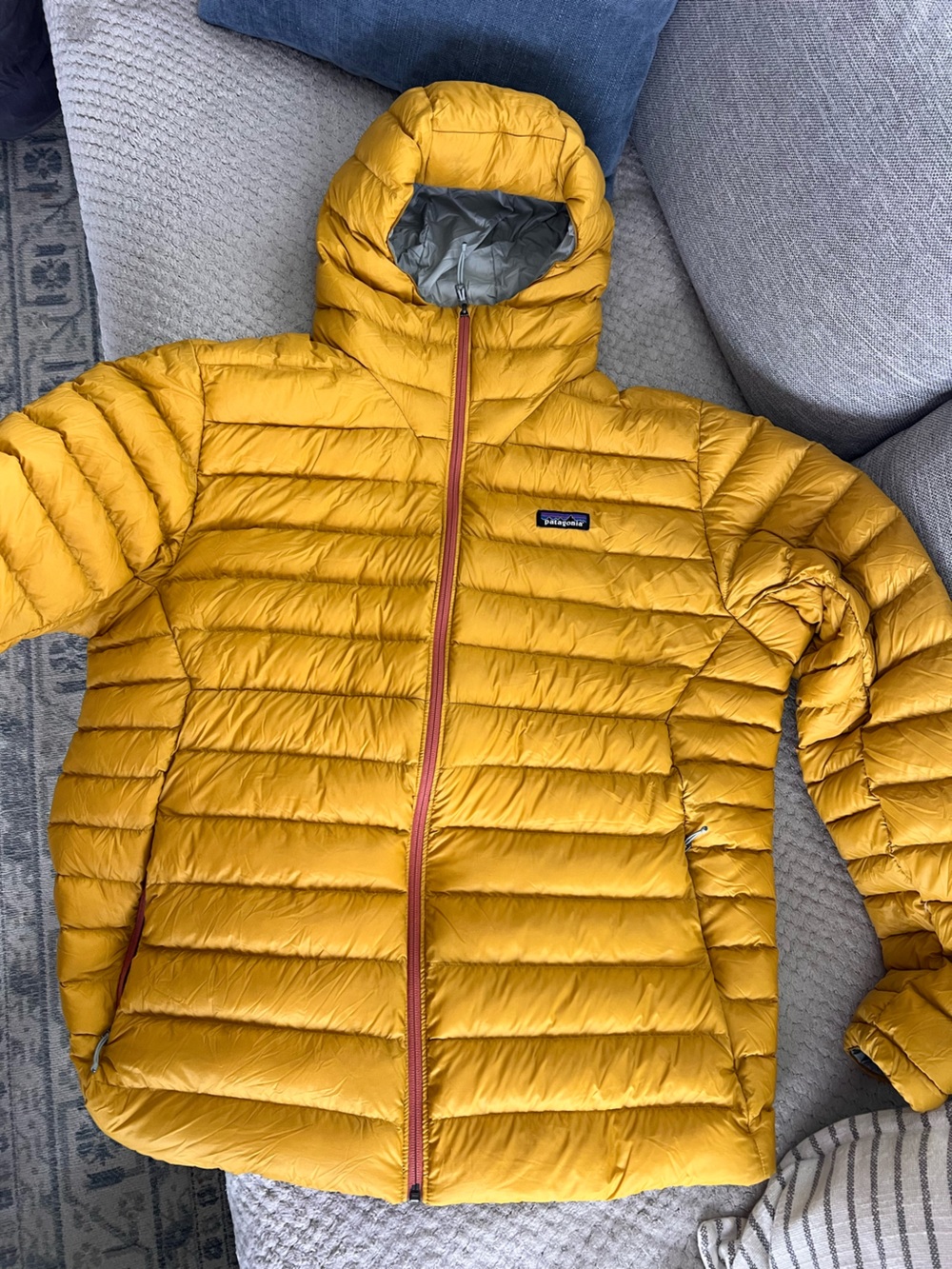 Patagonia Men’s Down Sweater Hoody- Gold
